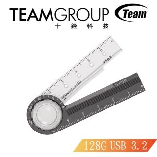 【Team 十銓】128GB 文具碟 T193 USB 3.2 Gen1 頂級鋅合金 六合一多功能隨身碟(防水+終身保固)