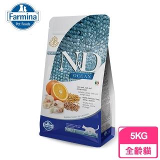 【Farmina 法米納】天然海洋系列-OC3 低榖鱈魚甜橙 5KG  貓飼料