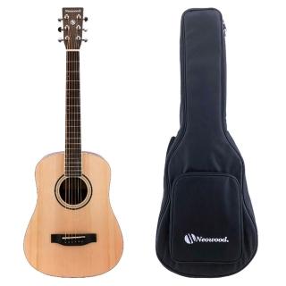 【Neowood】嚴選Swiftly TM-1木吉他-36吋Baby桶身/嚴選雲杉木/附琴套(木吉他)