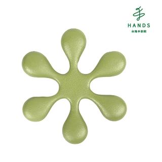 【TOKYU HANDS 台隆手創館】日本製岩鑄花型茶墊15cm(艷消若草)