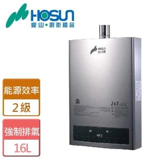 【豪山】全省安裝16L強制排氣型FE熱水器熱水器(HR-1601)