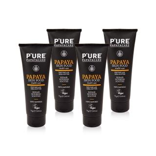 【澳洲Pure Papayacare】番木瓜皮膚養護滋潤萬用膏(4入組 75g/條)