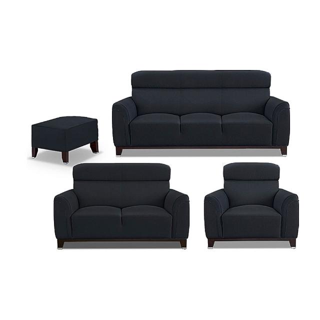 【ASSARI】1+2+3人座善太郎耐磨貓抓皮沙發(沙發組/含50x50cm腳椅)