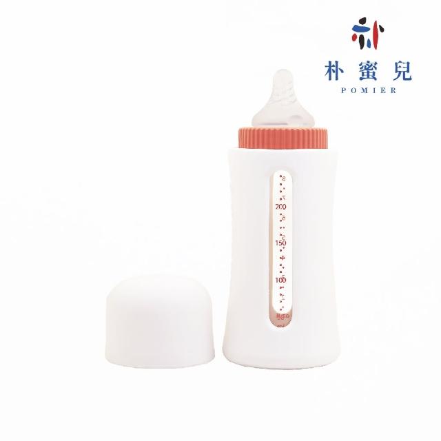 【韓國JOHANSON】溫暖安心玻璃奶瓶240ML(高品質玻璃奶瓶 可替換其他寬口徑奶嘴 保溫 防摔破)