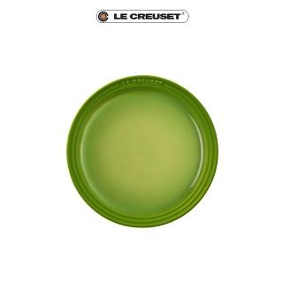 【Le Creuset】瓷器圓盤19cm(棕櫚綠)
