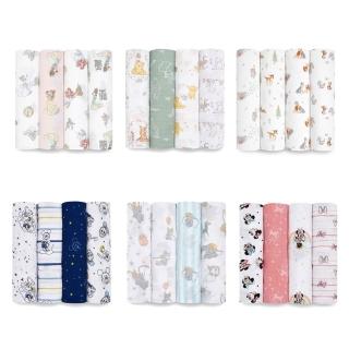 【aden+anais】經典多功能包巾4入-迪士尼款式任選