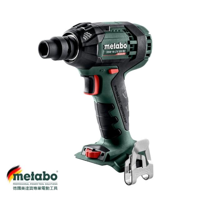 【metabo 美達寶】德國美達寶 18V鋰電無刷衝擊板手機 SSW 18 LTX 300 BL(無充電器電池)