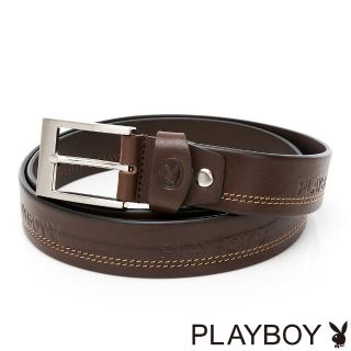 【PLAYBOY】PLAYBOY皮帶系列(咖色)