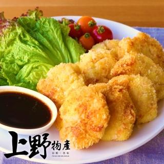 【上野物產 中秋烤肉】日式酥脆大鮮枝排 x8包(日式 漢堡 早餐 排骨 豬排 烤肉組 燒肉)