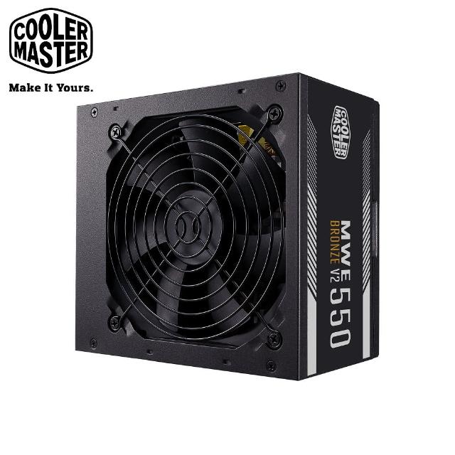 【CoolerMaster】Cooler Master NEW MWE 550 BRONZE V2 80Plus 銅牌 550W 電源供應器(NWE MWE BRONZE V2)