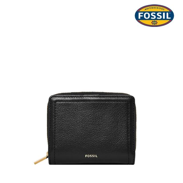 【FOSSIL】Logan 迷你多功能真皮RFID防盜短夾  出國必備 (多色可選)
