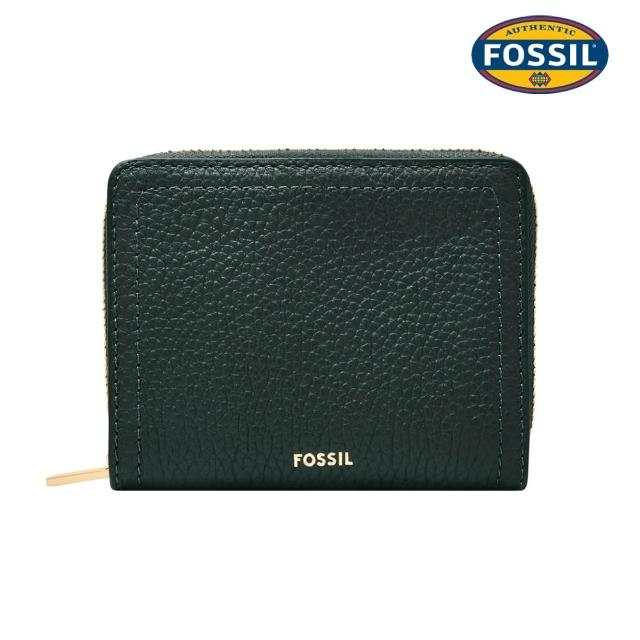 【FOSSIL】Logan 迷你多功能真皮RFID防盜短夾  出國必備 (多色可選)