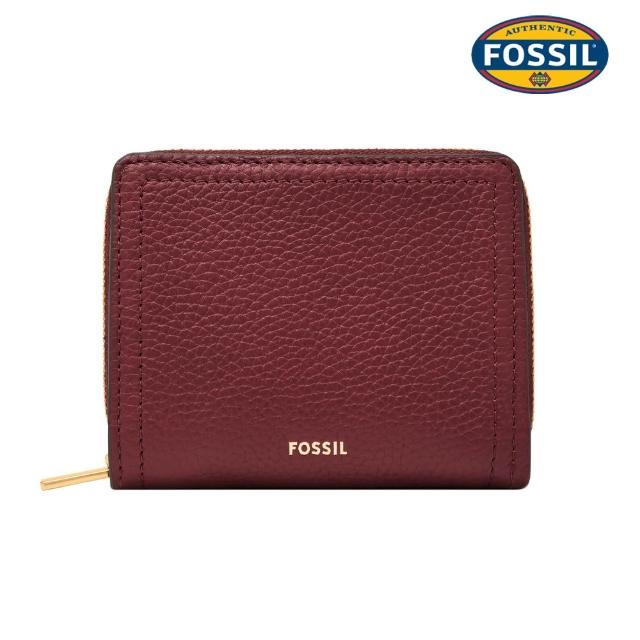 【FOSSIL】Logan 迷你多功能真皮RFID防盜短夾  出國必備 (多色可選)