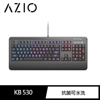 【AZIO】KB530抗菌可水洗鍵盤