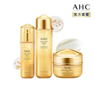 【AHC】黃金逆時煥顏3件組(肌活露+煥顏精萃+活膚霜)