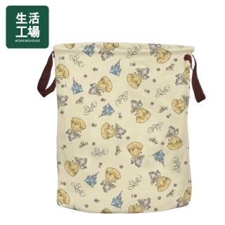 【生活工場】公主系列圓形_大款收納筒35*47-Q版貝兒