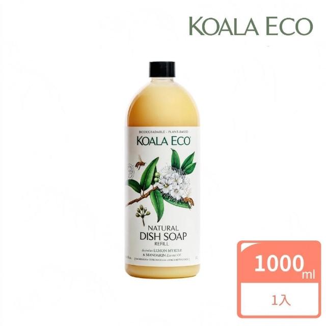 【澳洲科菈 KOALA ECO】光澤洗碗精 補充瓶1000ml｜檸檬尤加利＆柑橘(無毒/天然/洗碗精/護手)