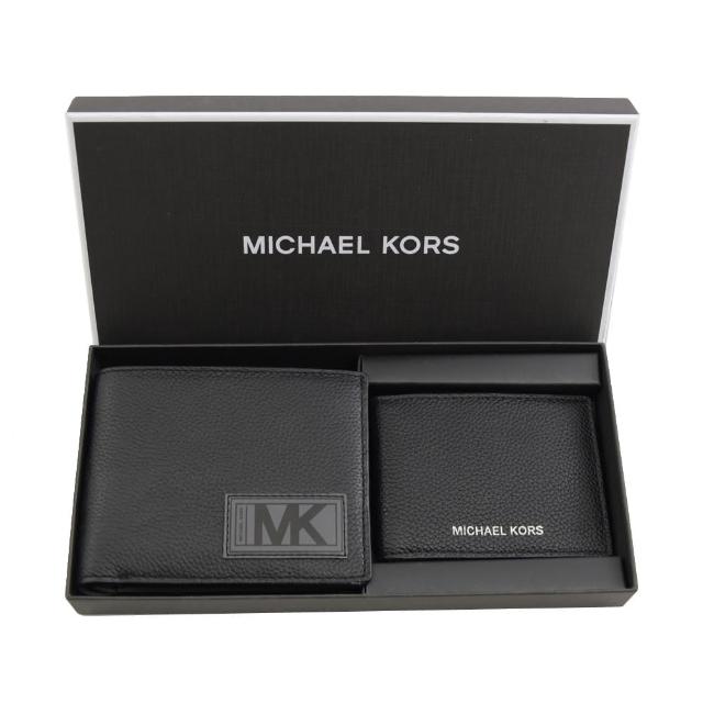 Michael Kors【Michael Kors】GIFTING 經典短夾名片夾雙組合禮盒組(黑)