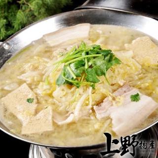 【上野物產】正宗東北燉酸菜火鍋 x 9包(1100g±10%/包)