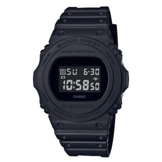【CASIO 卡西歐】G-SHOCK經典全霧黑色原型錶(DW-5750E-1B)
