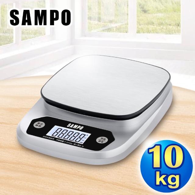 【SAMPO 聲寶】電子料理秤 BF-Y1901CL(大於10KG 不鏽鋼秤盤 冷光大螢幕 非供營業交易用)