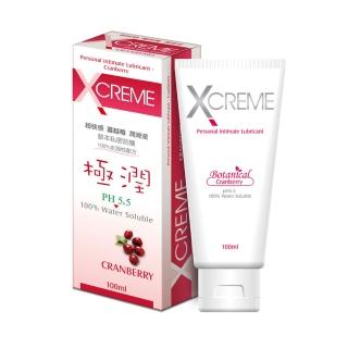 【X-creme 超快感】X-CREME超快感水溶性草本潤滑液系列 蔓越莓潤滑液100ml(情趣用品.潤滑液)