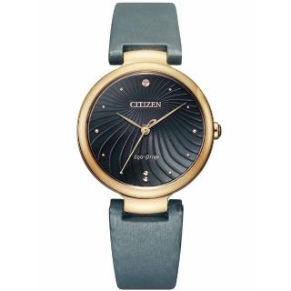 【CITIZEN 星辰】L系列光動能海浪女錶(EM0853-14H)