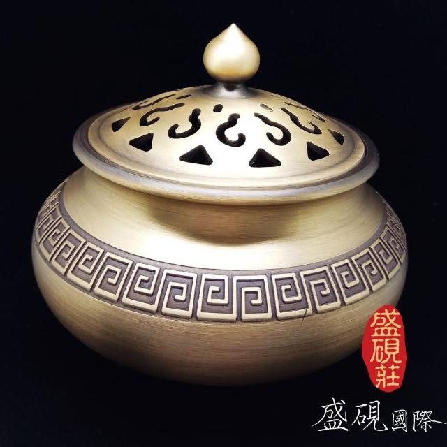 盛硯莊佛教文物 厚釜鑄鐵乾隆寶印香爐 香爐極品 價格品牌網