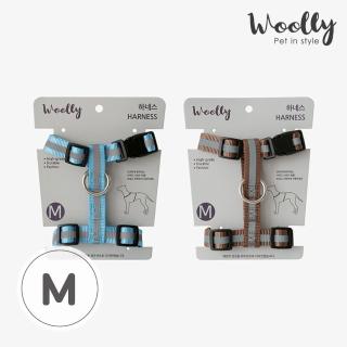【WOOLLY】奧利反光寵物胸背帶-M