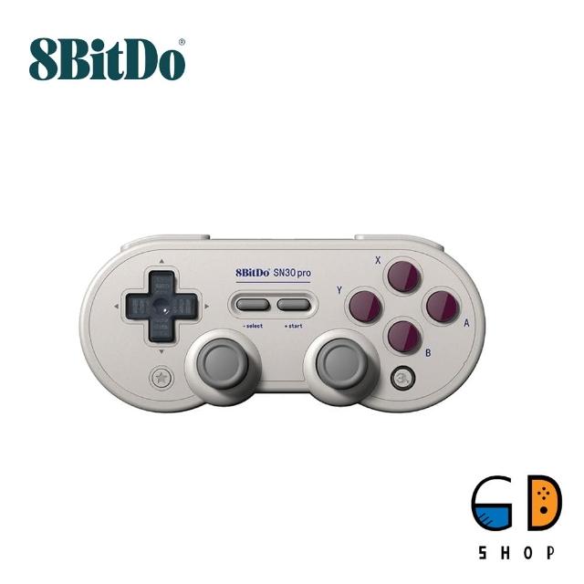 【8Bitdo】八位堂 Switch 副廠 SN30 Pro 藍牙無線手把 / 復古紅(#8bitdo #藍牙手把 #switch #SN30 #80DH)