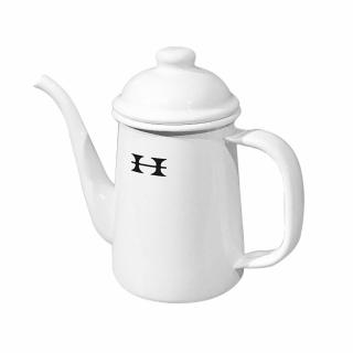 日本Horiguchi堀口咖啡琺瑯溫水壺(白)