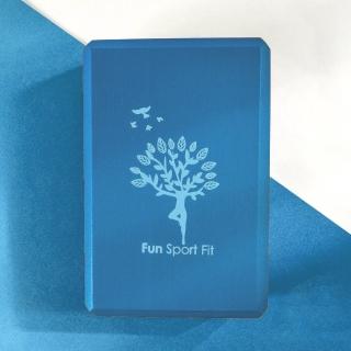 【Fun Sport】春風春樹 瑜珈練習磚-60度-2入(瑜伽磚 yoga blocks 瑜珈磚)