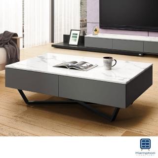 【Hampton 漢汀堡】布蘭奇石面大茶几(一般地區免運費/茶几/咖啡桌/大茶几/桌子)