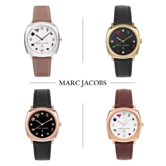 【MARC JACOBS 馬克賈伯】簡約美式皮革腕錶(共4種)