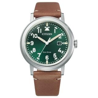 【CITIZEN 星辰】簡約休間光動能腕錶(AW1620-13X)