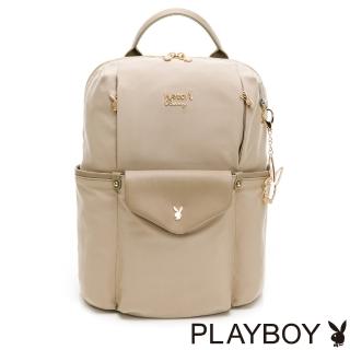 【PLAYBOY】後背包 Plus+系列(淺咖色)