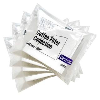 【日本KANAE】V型、錐型漂白02濾紙(400枚入)