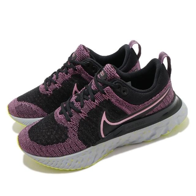 【NIKE 耐吉】慢跑鞋 React Infinity Run 女鞋 輕量 透氣 舒適 避震 路跑 健身 黑 粉(CT2423-500)