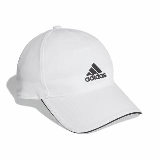 【adidas 愛迪達】棒球帽 AEROREADY Baseball Cap 愛迪達 基本款 遮陽 老帽 穿搭 白 黑(FK0878)