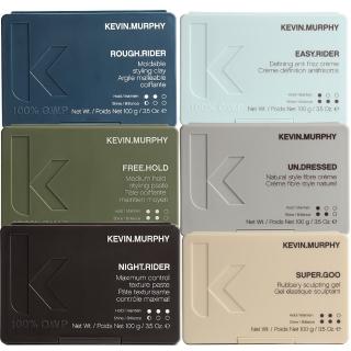 【KEVIN.MURPHY】不老騎士/暗夜騎士/飛虎隊長/逍遙騎士/赤裸天使/彈簧膠造型髮蠟六款(100g 總代理公司貨)