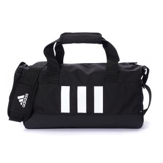 【adidas 愛迪達】3S DUFFLE XS 圓筒包 健身包 斜背兩用提袋(GN1540)