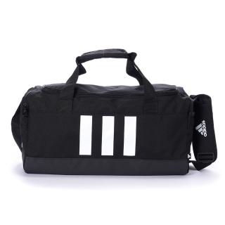 【adidas 愛迪達】3S DUFFLE S 圓筒包 健身包 斜背兩用提袋(GN2041)