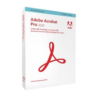 【Adobe】AdAcrobat Pro 2020 中文商業盒裝完整版(Windows and macOS 永久授權版/僅支援Win10)