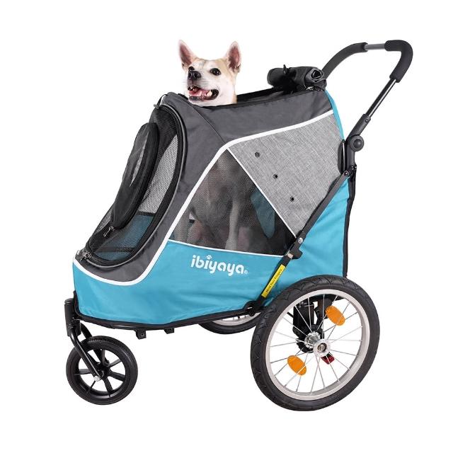 【IBIYAYA 依比呀呀】二代兩用寵物推/拖車2.0進化版-莓果藍(FS2080-B)