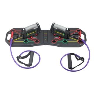 【JIELIEN】新款拉力繩伏地挺身版(俯臥撐板 拉力繩 重訓 健身 居家健身)