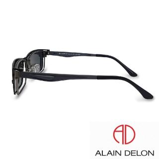 Alain Delon 亞蘭德倫 前掛偏光眼鏡方框款灰色 012 C2 Momo購物網