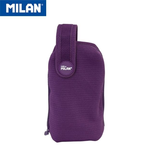 【MILAN】考狀元專用隨行筆袋_針織大紫色_3C隨身包(考狀元專用隨行筆袋)