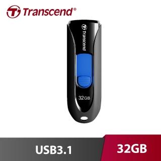 【Transcend 創見】JetFlash 790 32G  USB3.1隨身碟 黑(TS32GJF790K)