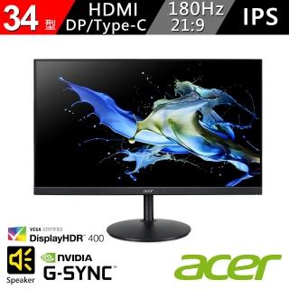 【Acer 宏碁】X34 GS IPS 34型 180Hz競螢幕