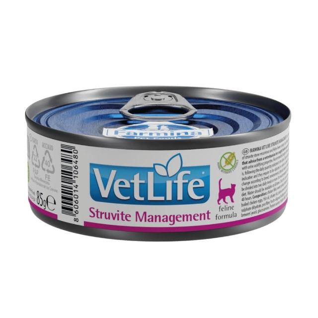 【Farmina 法米納】Vet Life獸醫寵愛天然處方系列 85g*12罐組(貓用主食罐/處方罐/全齡貓)